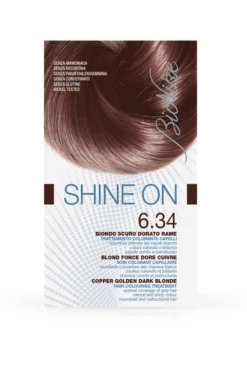 Bionike Shine On Trattamento Colorante Capelli 6.34 Biondo Scuro Dorato Rame
