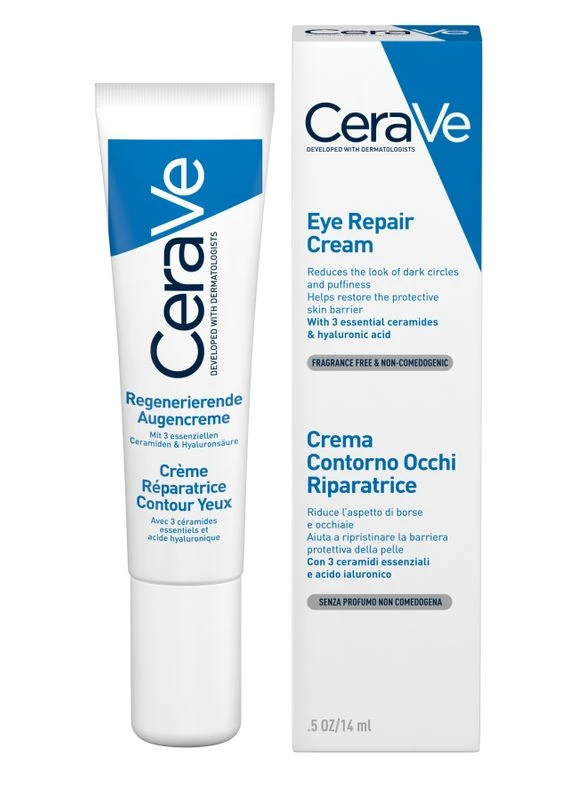 CeraVe Crema Contorno Occhi Riparatrice Con Acido Ialuronico 15 Ml 3 CeraVe Crema Contorno Occhi Riparatrice Con Acido Ialuronico 15 Ml