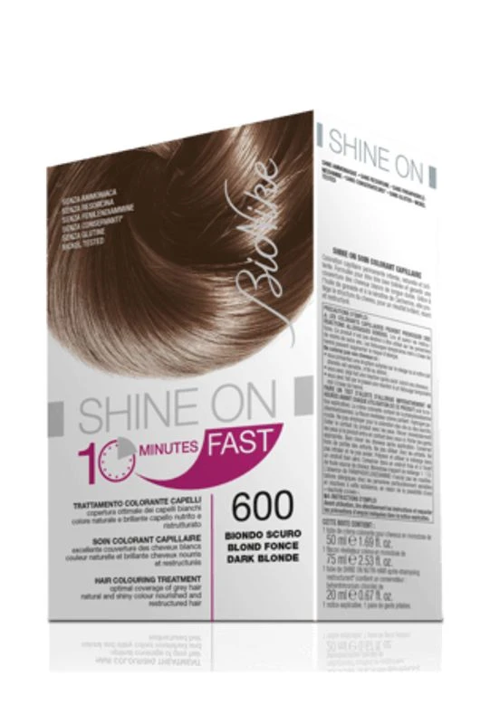 Bionike Shine On Fast 10 Minuti Trattamento Colorante Capelli 600 Biondo Scuro 3 Bionike Shine On Fast 10 Minuti Trattamento Colorante Capelli 600 Biondo Scuro