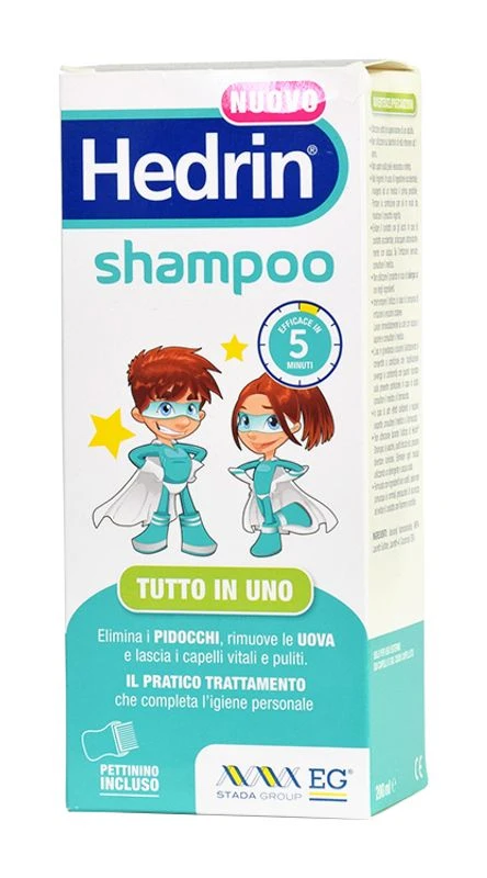 EG SpA EG Hedrin Shampoo Tutto In Uno Trattamento Antipediculosi 200ml 3 EG SpA EG Hedrin Shampoo Tutto In Uno Trattamento Antipediculosi 200ml