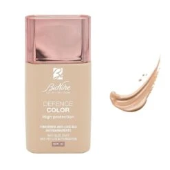 Bionike Defence Color High Protection Fondotinta Anti-luce Blu Antinquinamento N.302 Creme 30ml
