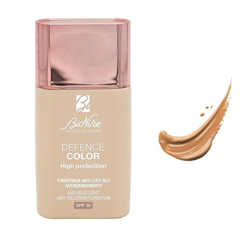 Bionike Defence Color High Protection Fondotinta Anti-luce Blu Antinquinamento N.305 Miel 30ml 3 Bionike Defence Color High Protection Fondotinta Anti-luce Blu Antinquinamento N.305 Miel 30ml