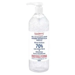 Boderm Gel Igienizzante Mani 70% Alcol Con Dispenser 1000ml