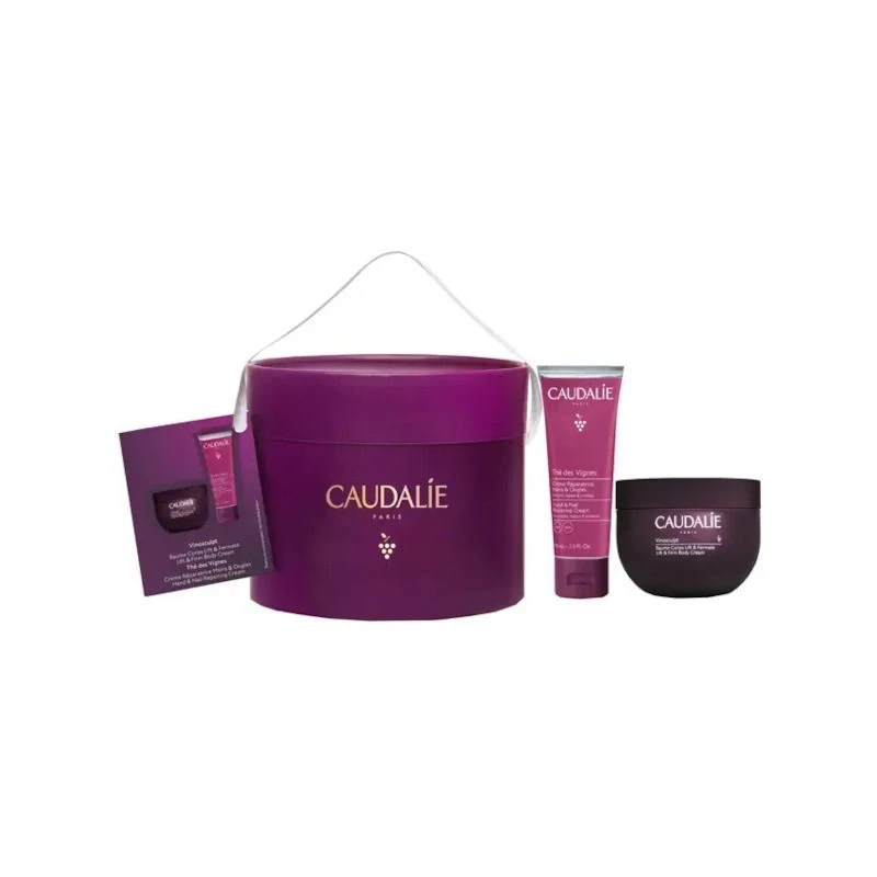 Caudalie Cofanetto Vinosculpt Balsamo Corpo 250ml + Crema Mani 75ml 3 Caudalie Cofanetto Vinosculpt Balsamo Corpo 250ml + Crema Mani 75ml