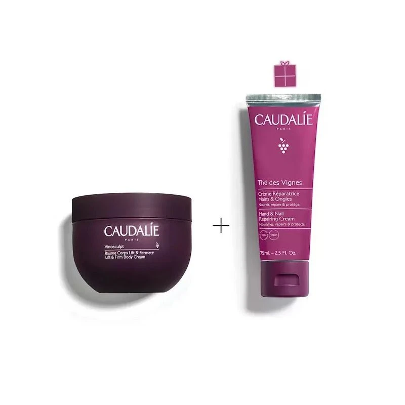 Caudalie Cofanetto Vinosculpt Balsamo Corpo 250ml + Crema Mani 75ml 5 Caudalie Cofanetto Vinosculpt Balsamo Corpo 250ml + Crema Mani 75ml - immagine 3