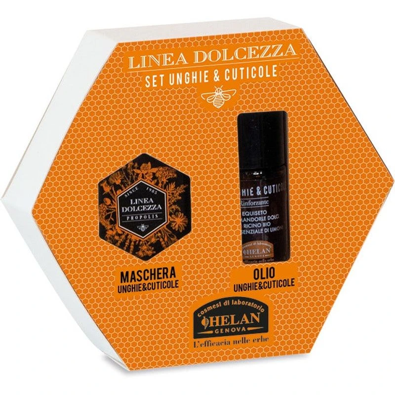 Helan Dolcezza Set Unghie/Cuticole Maschera + Olio 3 Helan Dolcezza Set Unghie/Cuticole Maschera + Olio