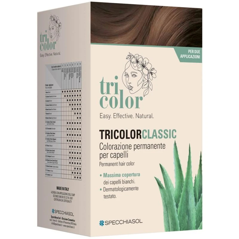 SPECCHIASOL SRL Specchiasol Tricolor Tinta Per Capelli 7 Biondo 3 SPECCHIASOL SRL Specchiasol Tricolor Tinta Per Capelli 7 Biondo