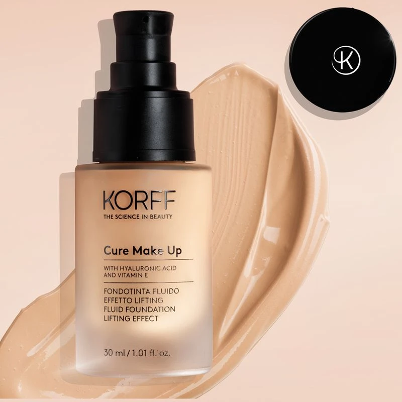 Korff Cure Make Up Fondotinta Fluido Effetto Lifting N.02 30ml 3 Korff Cure Make Up Fondotinta Fluido Effetto Lifting N.02 30ml - immagine 2