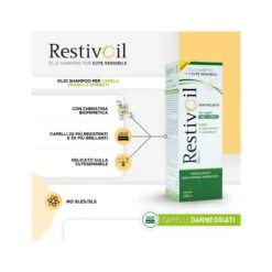 Alternative view of Perrigo Restivoil ActivPlus Olio-shampoo Rinforzante Per Capelli Fragili E Sfibrati 250ml