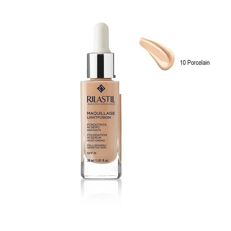 Rilastil Maquillage Lightfusion Fondotinta In Siero N.10 Porcelain 3 Rilastil Maquillage Lightfusion Fondotinta In Siero N.10 Porcelain